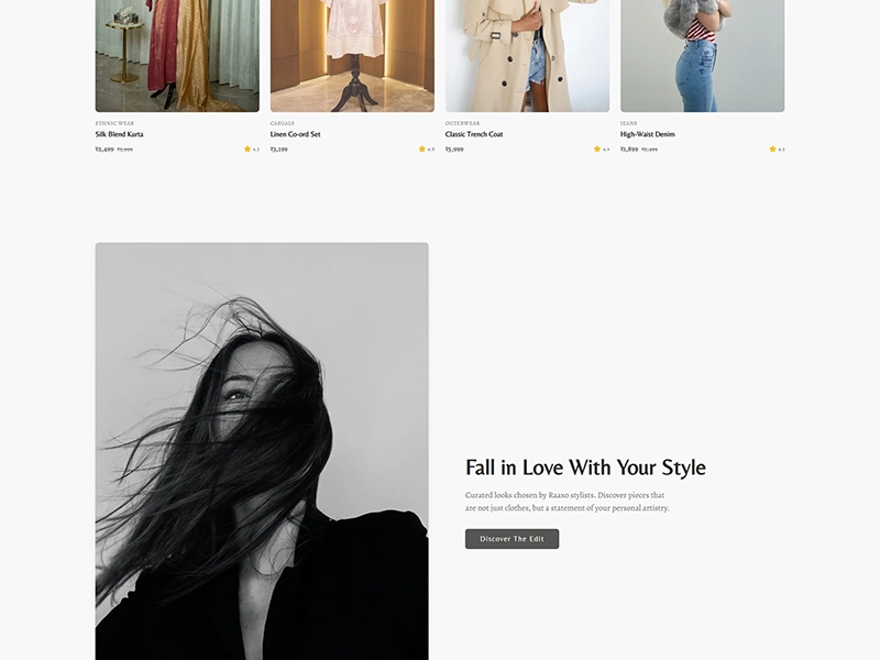 Raaxo Luri Fashion E-commerce Platform - Image 2